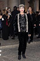 MFW Giorgio Armani arrivals MP