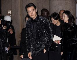 MFW Giorgio Armani arrivals MP