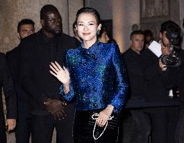 MFW Giorgio Armani arrivals MP