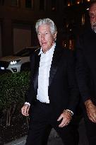 Richard Gere Arrives At The Armani Hotel - Milan