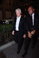 Richard Gere Arrives At The Armani Hotel - Milan