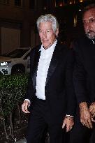 Richard Gere Arrives At The Armani Hotel - Milan