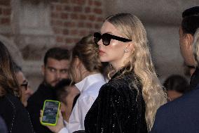 MFW Giorgio Armani arrivals MP