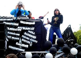 Climate Marches Held In Paris - France