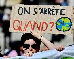Climate Marches Held In Paris - France