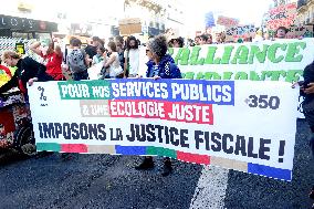 Climate Marches Held In Paris - France