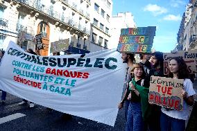 Climate Marches Held In Paris - France