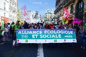 Climate Marches Held In Paris - France