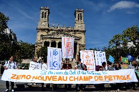 Climate Marches Held In Paris - France