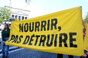 Climate Marches Held In Paris - France
