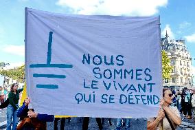 Climate Marches Held In Paris - France