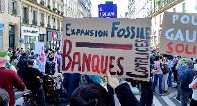 Climate Marches Held In Paris - France