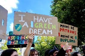 Climate Marches Held In Paris - France
