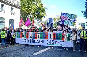 Climate Marches Held In Paris - France