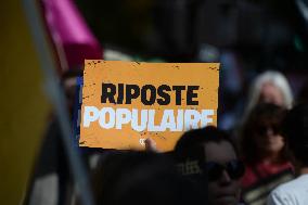 Climate Marches Held In Paris - France