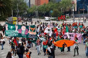 Women Demanding Decriminalization of Abortion in Mexico
