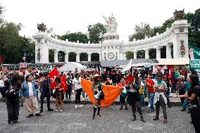 Women Demanding Decriminalization of Abortion in Mexico