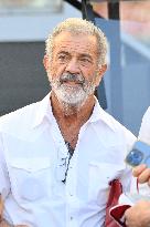 Mel Gibson At Roma v Hellas Verona Match - Rome