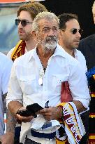 Mel Gibson At Roma v Hellas Verona Match - Rome