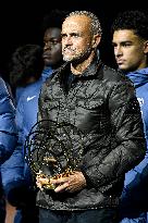 Ousmane Dembele Presents Ballon d'Or At PSG v Auxerre Match - Paris