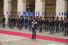 Giorgia Meloni Meets Umaro Sissoco Embalo In Rome - Italy