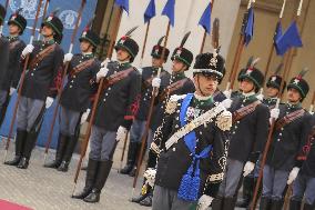 Giorgia Meloni Meets Umaro Sissoco Embalo In Rome - Italy