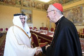 Pope Leo XIV Meets Prince Salman bin Hamad Al Khalifa of Bahrain - Vatican