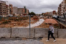 La Saleta Ravine Floods At Dawn - Spain