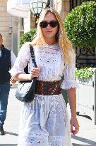 Lila Grace Moss Leaves The Ritz - Paris