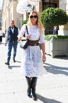 Lila Grace Moss Leaves The Ritz - Paris