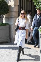 Lila Grace Moss Leaves The Ritz - Paris