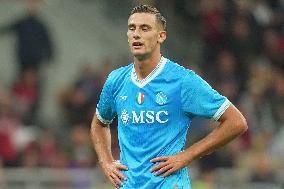 Serie A Match Between Milan and Napoli - Milan