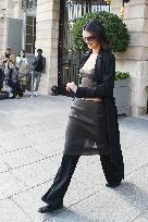PFW - Kendall Jenner Leaves The Ritz - Paris