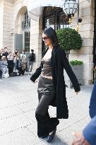 PFW - Kendall Jenner Leaves The Ritz - Paris
