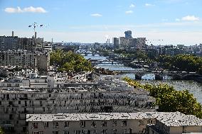 Illustrations Of Paris Rooftops - France