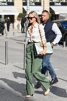 PFW - Kate Moss Arrives At The Ritz