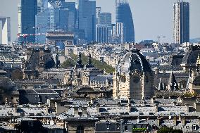Illustrations Of Paris Rooftops - France