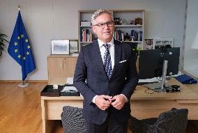 Magnus Brunner, European Commissioner for Home Affairs and Migration - Brussels