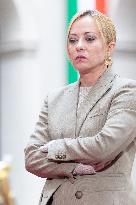 Giorgia Meloni Meets Bahrain Prime Minister - Rome