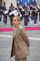 Giorgia Meloni Meets Bahrain Prime Minister - Rome