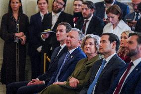 US President Trump welcomes Israeli Prime Minister Netanyahu to the White House