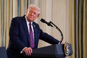 US President Trump welcomes Israeli Prime Minister Netanyahu to the White House