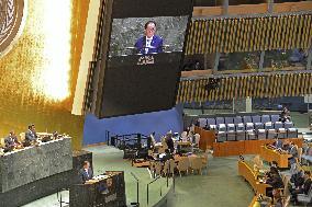 N. Korean official addresses U.N. General Assembly