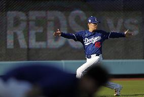 Baseball: Wild Card Series between Reds and Dodgers