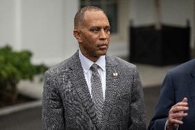 Democratic Leaders Meet Press after Trump Meeting on the Government Shutdown