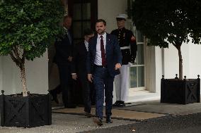 Republican Leaders Meet Press after Trump Meeting on the Government Shutdown