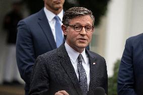 Republican Leaders Meet Press after Trump Meeting on the Government Shutdown