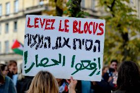 Rally in Support of Journalists in Gaza - Paris