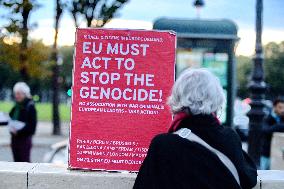 Rally in Support of Journalists in Gaza - Paris