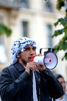 Rally in Support of Journalists in Gaza - Paris